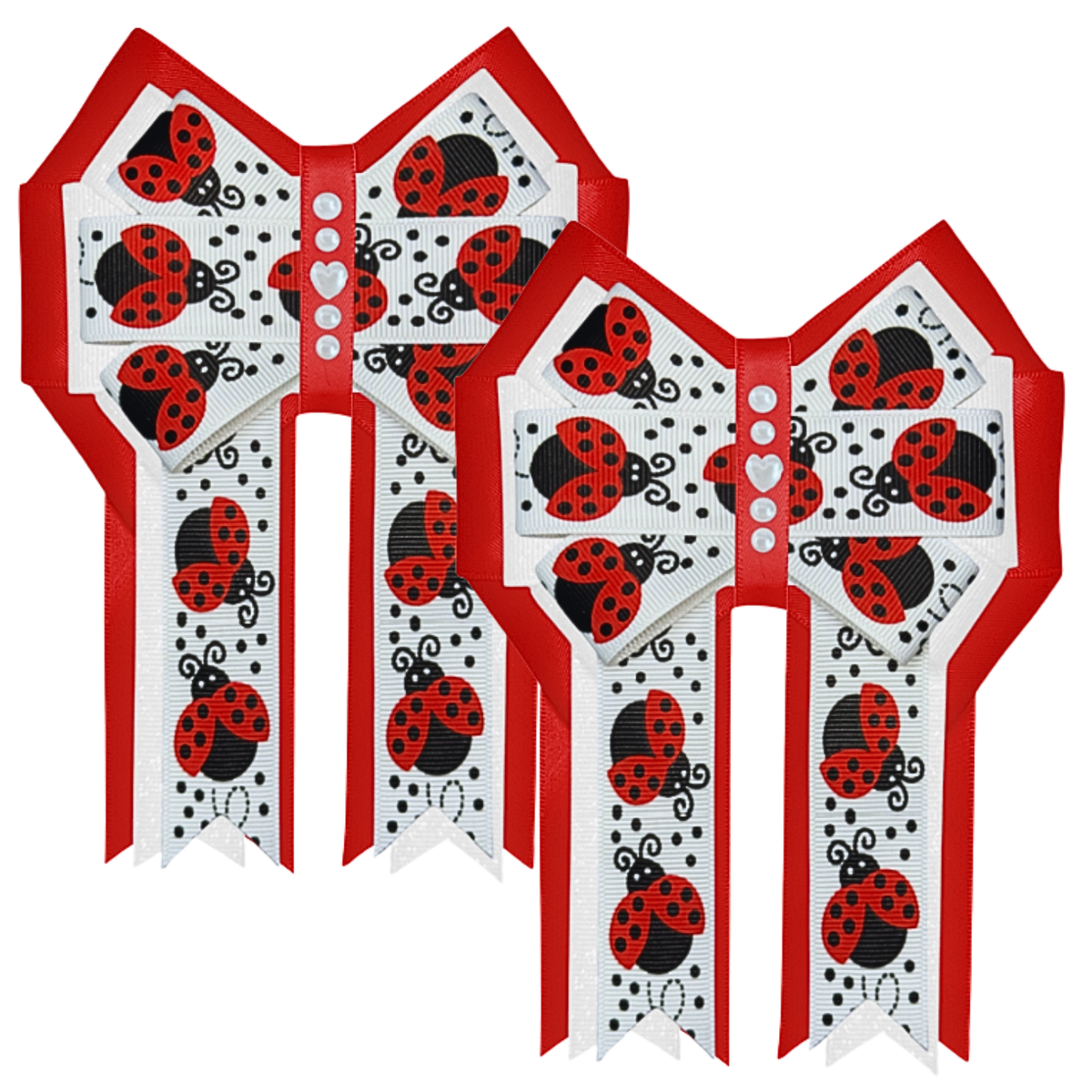 Lady Bugs Show Bows