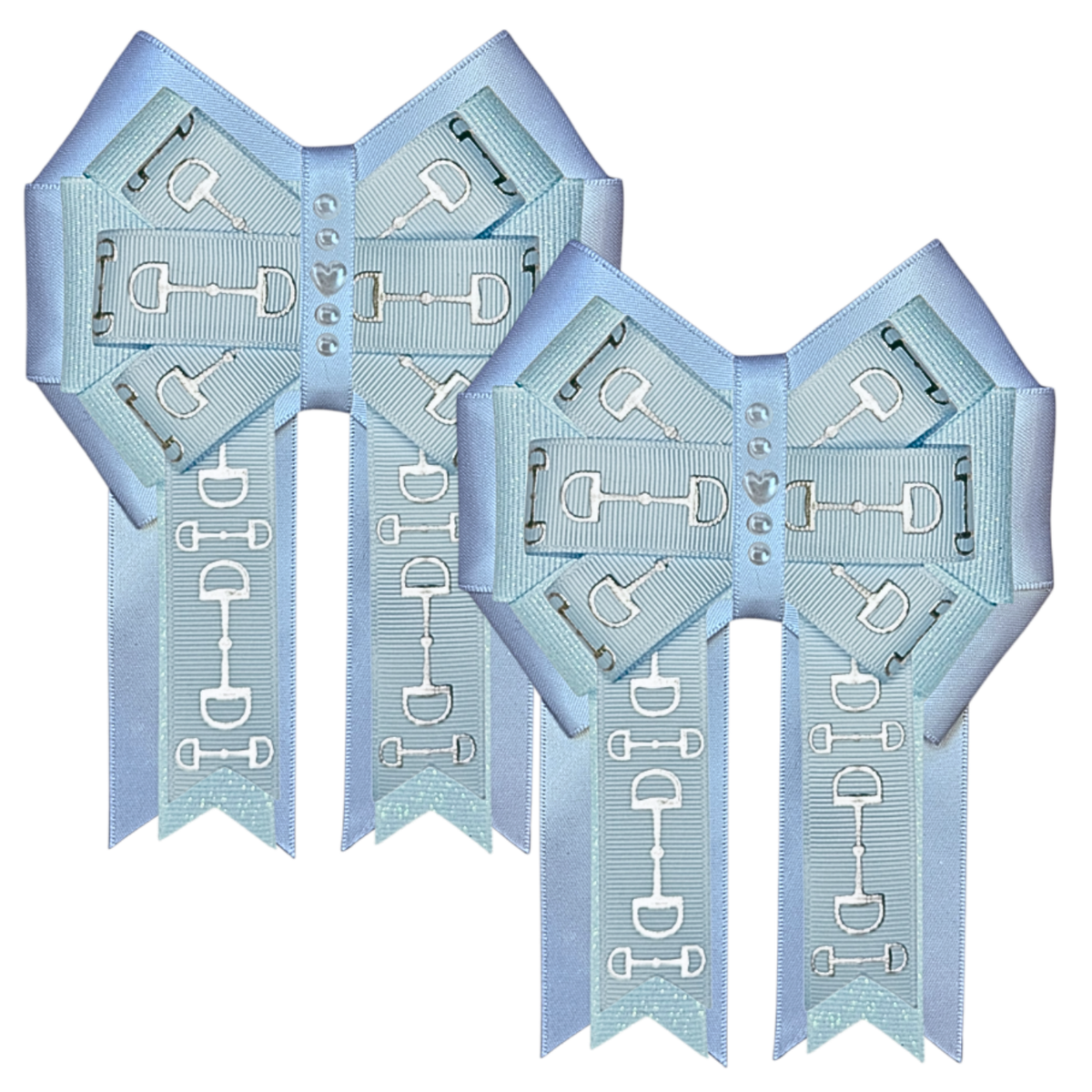 Light Blue Silver Bits