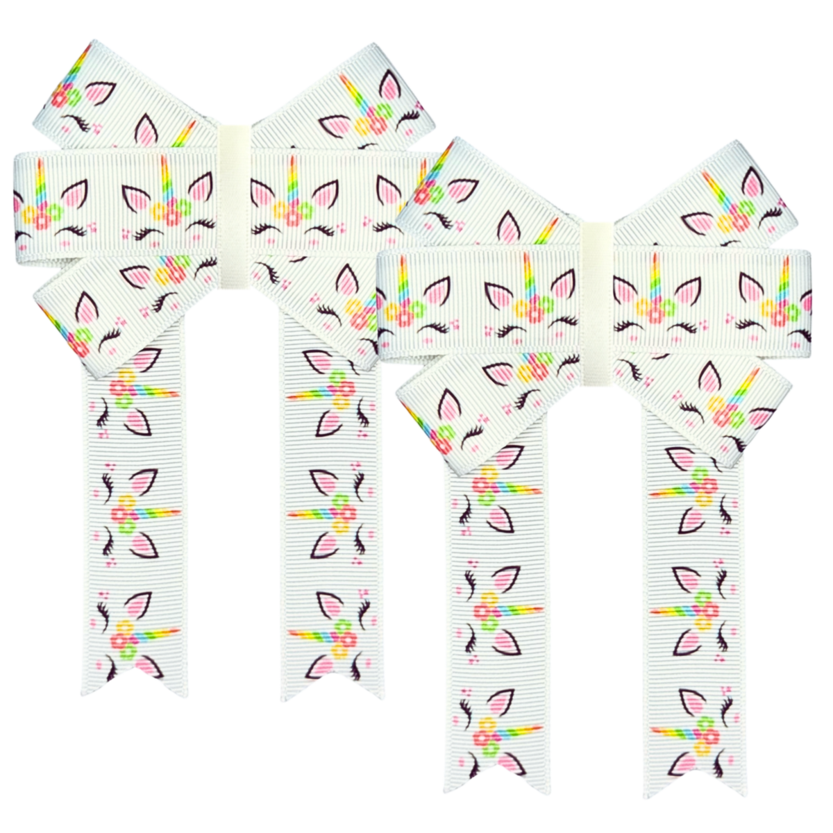 Party Unicorns Front Bows
